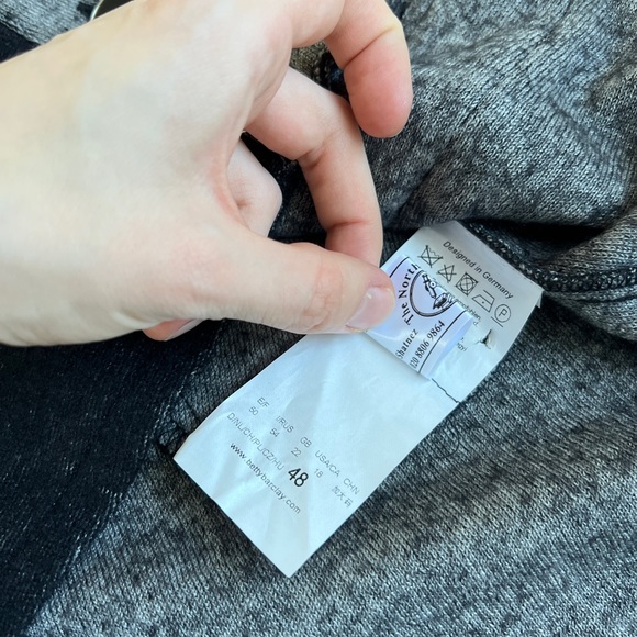 Betty Barclay Vintage Utility Workwear Oversized Wool Knit Gulet Vest Waistcoat - Picture 9 of 13